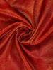 Bright Red Geometric Design Pure Kanchipuram Silk Saree