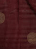 Brown Checked Woven Kanchipuram Silk Saree
