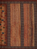 Brown Floral Design Semi Tissue Silk Saree