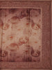 Brown Floral Design Semi Tussar Saree