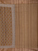 Brown Floral Design Semi Tussar Saree