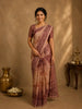 Brown Floral Design Semi Tussar Saree