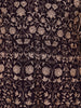 Brown Floral Embroidery Georgette Palazzo  Suit