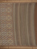 Brown Geometric Design Semi Tussar Silk Saree
