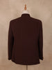 Brown Solid Design Polynosic Sherwani Suit