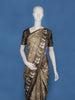 Brown Tribal Printed Tussar Silk Saree