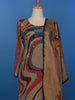 Brown Abstract Prints Crepe Straight Cut Salwar Suit - Diadem