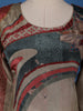 Brown Abstract Prints Crepe Straight Cut Salwar Suit - Diadem