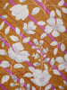 Brown Floral Designed Cotton Salwar Suit - Diadem