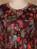 Brown Floral Designed Crepe Sharara salwar Suit - Diadem