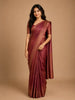 Brown Floral Woven Pure Kanchipuram Silk Saree