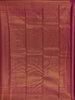 Brown Floral Woven Pure Kanchipuram Silk Saree - Diadem