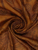 Brown Floral Woven Pure Tussar Silk Saree - Diadem