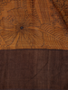Brown Floral Woven Pure Tussar Silk Saree - Diadem
