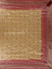 Brown Floral Woven and Stone Work Banarasi Silk Saree - Diadem