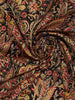 Brown Floral Designed Chanderi Cotton Saree - Diadem