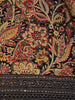 Brown Floral Designed Chanderi Cotton Saree - Diadem