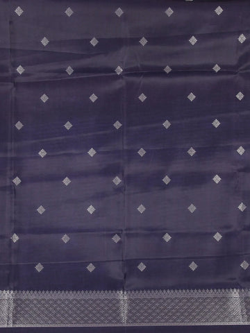 Brown Semi Tussar Silk Floral Designed Saree - Diadem
