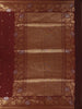 Burgundy Buttas Design Semi Tussar Saree