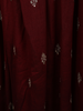 Burgundy Floral Embroidered Design Georgette Lehenga with Dupatta
