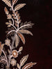 Burgundy Floral Embroidered Velvet Men's Suit