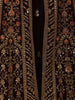 Burgundy Heavy Sequins and Mirror Embroidered Design Net Mastani Lehenga With Long Jacket