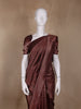 Burgundy Diamond Woven Pure Kanchipuram Silk Saree - Diadem