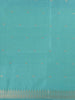Burgundy Semi Tussar Silk Floral Designed Saree - Diadem
