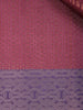 Burgundy Semi Tussar Silk Stripes Designed Saree - Diadem