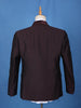 Burgundy Solid Men's Suit  with Chain Brooch Detailing