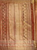 Burnt Orange Floral And Elephant Motif Zari Woven Design Pure Kanchipuram Silk Saree with Zari Border