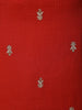 Burnt Orange Floral Zari Embroidered Design Silk Straight Cut Salwar Suit with Dupatta