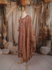 Burnt Peach Floral Zari and Beads Embroidered Design Tissue Straight Cut Salwar Suit with Matching Designer Dupatta