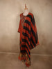 Burnt Rust Orange Beads Embroidered Design Silk Salwar Straight Cut salwar Suit with Dupatta