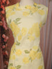 Butter Yellow Floral Printed Design Cotton Straight Cut Salwar Suit