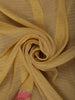 Butter Yellow Floral and Birds Motif Thread Embroidered Design Pure Cotton Fancy Saree with Floral Border
