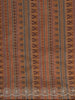 Caramel Brown Tissue Organza Saree with Embroidered Scallop Border - Diadem