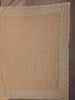 Champagne Beige Floral Vine Zari Embroidered Design Georgette Saree with Matching Grand Dupatta