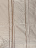 Champagne Gold Floral Design Semi Tissue Saree - Diadem