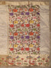 Champagne Gold Floral Vine Woven Design Pure Tissue Silk Fancy Saree with Sequins Border