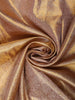Champagne Gold Geometric Zari Woven Design Pure Kanchipuram Silk Saree with Zari Border