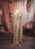 Champagne Gold Heavy Sequins and Beads Embroidered Design Crushed Fabric Party Wear Skirt Top Lehenga