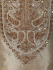 Champagne Gold Paisley Beads and Zardozi Embroidered Design Tissue Palazzo Suit