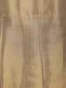 Champagne Gold Sequins and Beads Embroidered Design Tissue Silk Gown with Contrast Stripes Dupatta