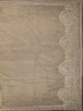 Champagne Gold Zig Zag Design Satin Saree with Scalloped Border