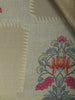 Champagne Gold floral Design Semi Tissue Saree - Diadem