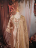 Champagne Rose Gold Beads Embroidered Design Tissue Silk Straight Cut Salwar Suit with Matching Dupatta