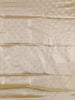 Champagne Gold Ikat Woven Tissue Silk Saree - Diadem