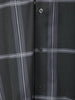 Charcoal Grey Checked Woven Design Cotton Formal Wear Full Sleeve Men Shirt
