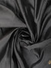 Charcoal Grey Floral Butta Zari Woven Design Pure Kanchipuram Silk Saree with Contrast Zari Border